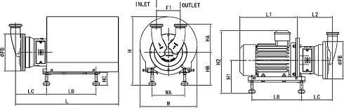 Самовсасывающий насос CIP-U-10-1